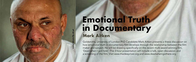 Conferência com Mark Aitken sobre cinema documental