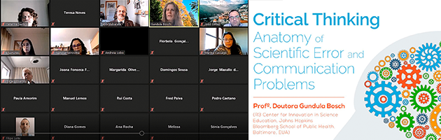Palestra “Critical Thinking – Anatomy of Scientific Error and Communication Problems”