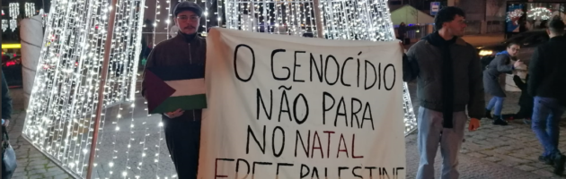 Vigília acende velas em solidariedade pela Palestina