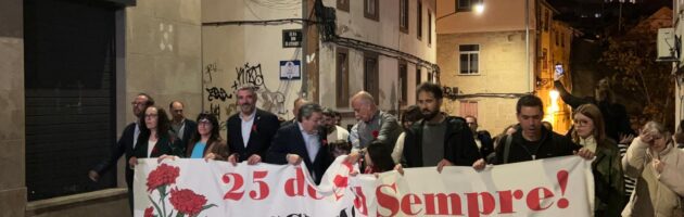 25 de abril celebrou-se nas ruas da Covilhã